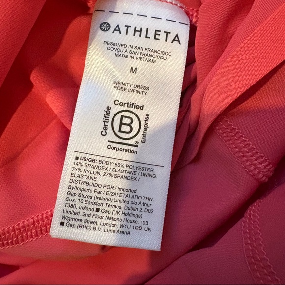 ATHLETA Infinity Dress in Coral Petal, Sz M - Picture 12 of 12